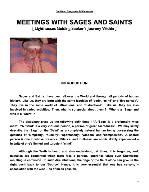 eBook - Meetings with Sages and Saints