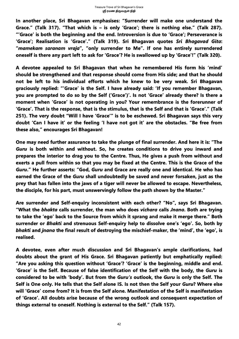 eBook - Treasure Trove of Sri Bhagavan's Grace