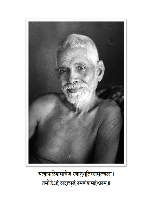 ॥ आत्मानुभूतिरसायनम् ॥ श्रीरमणमहर्षेः वचनामृतानुसन्धानम्
