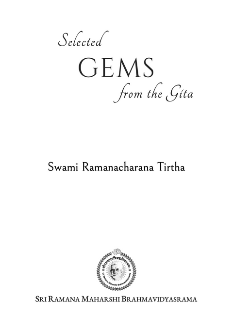 Gems from the Gita
