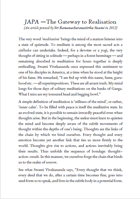 Japa Yoga Sudhānidhi — A Practical Guide for Japa Sādhanā