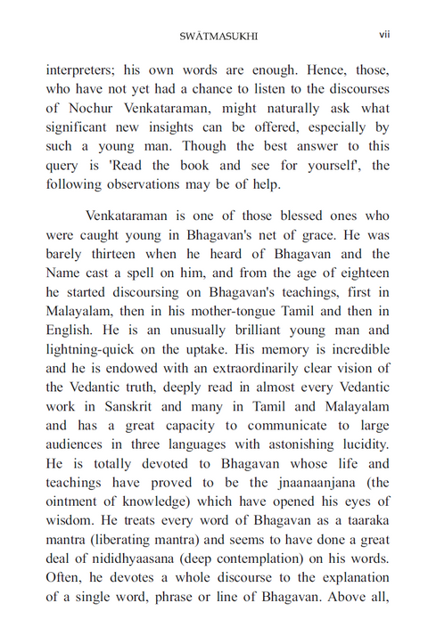 Swātmasukhi (Bliss of the Self) - A commentary on  Bhagavan Sri Ramana Maharshi's Uḷḷadu Nārpadu (Forty Verses on Reality)